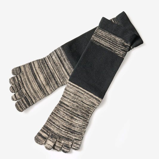 柿渋染め/『モテモテソックス』5本指タイプ 消臭・抗菌