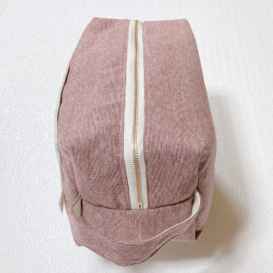 【Tsunis designコラボ】柿渋染め オーガニック綿 消臭・抗菌 おむつポーチ