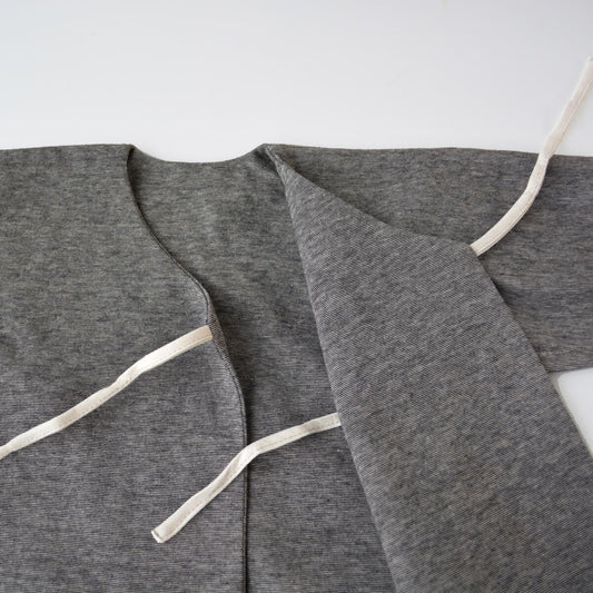 柿渋染め/柔らかニット オーガニック綿 消臭・抗菌 ベビーW肌着