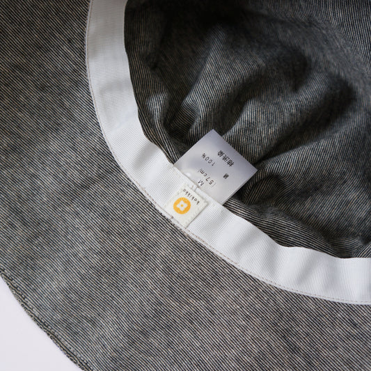 柿渋染め/柔らかニット オーガニック綿 消臭・抗菌レディース帽子