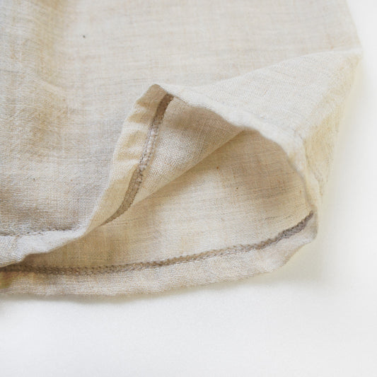 柿渋染め/爽やかガーゼオーガニック綿 消臭・抗菌 ベビーハーフパンツ