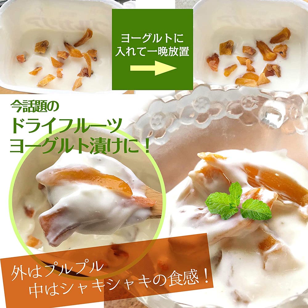 【鳥取県産西条柿使用】ドライフルーツ「やず柿のめぐみ」100g×1袋