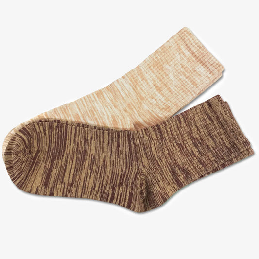 柿渋染め/消臭・抗菌混糸靴下