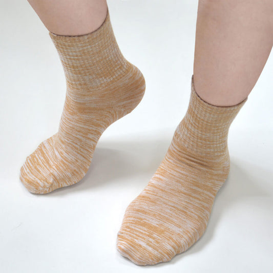 柿渋染め/消臭・抗菌混糸靴下